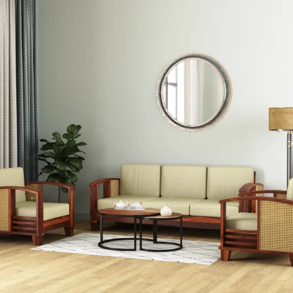 Parsons 3+1+1 Cane Sofa Set