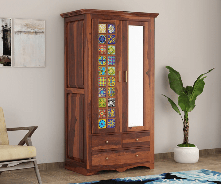 2-Door-Solid-Sheesham-Wood-Wardrobe-6-1
