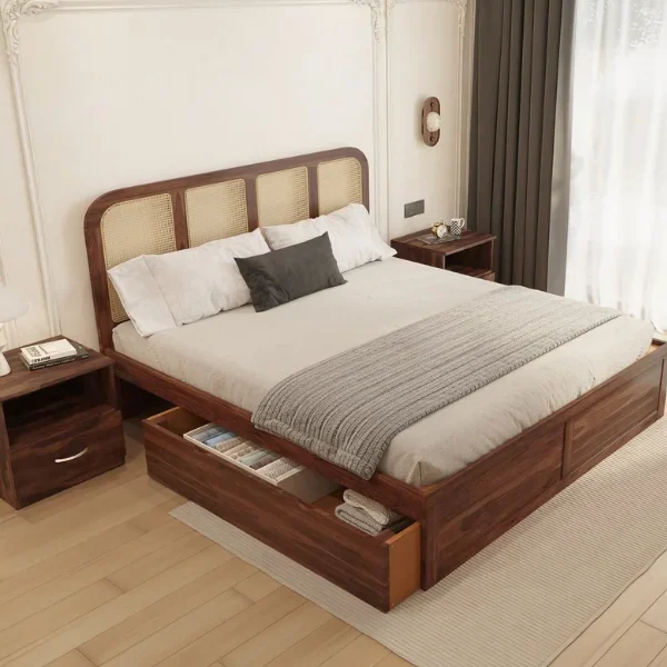 Amara Box Bed in Sheesham