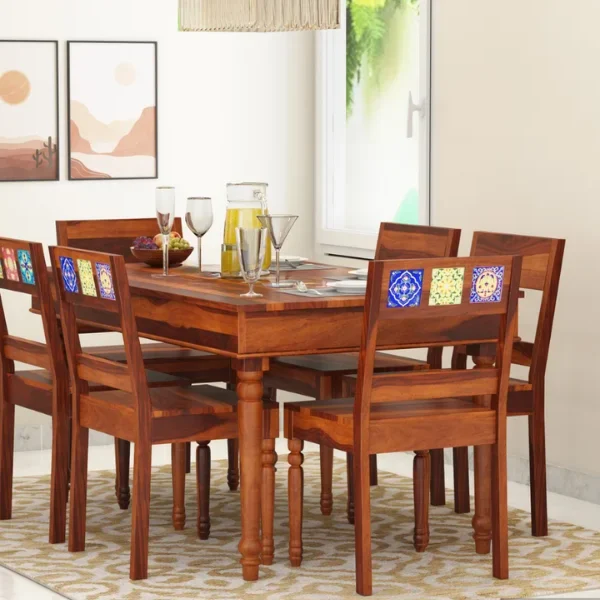 Bunny 6 Seater Dining Table Set