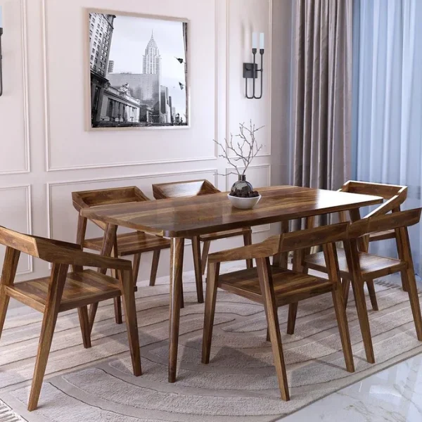 Folmar Cane 6 Seater Dining Set