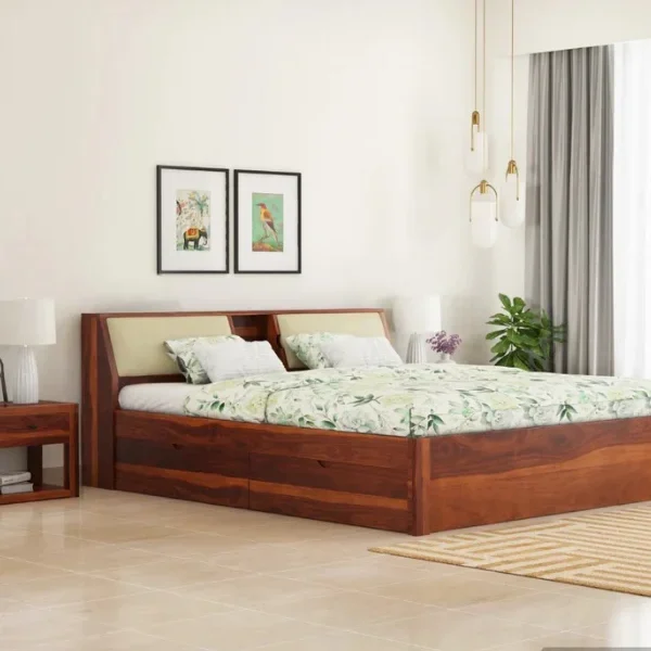 Walker Bed with Drawer Storage