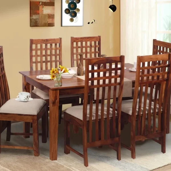 Nuvetta Sheesham Wood 6 Seater Dining Set