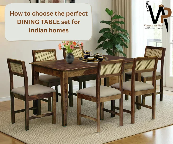 Best Dining Table Set for Indian Homes:Vinayak Art Place Complete Guide 2026